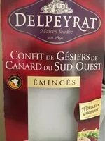 Mängden socker i Confit Gésiers Canard