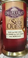 Mängden socker i Bloc de foie gras du Sud-Ouest avec morceaux