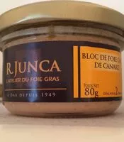 Mängden socker i Bloc de foie gras de canard