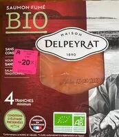 Mängden socker i Saumon fumé bio