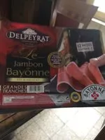 Mängden socker i Jambon de bayonne fin et delicat 12 mois d'affinage