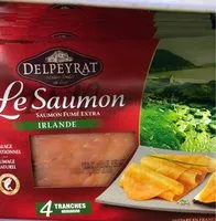 Mängden socker i Le saumon Irlande