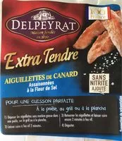 Mängden socker i Aiguillettes de canard marinées à la fleur de sel