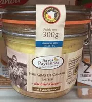 Mängden socker i Foie gras de canard entier du Sud-Ouest