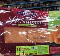 Mängden socker i Le saumon Fumé bio