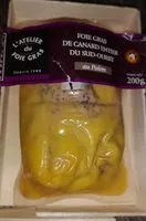 Mängden socker i Foie gras de canard entier du Sud-Ouest au poivre