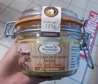 Mängden socker i Foie Gras de canard entier du Sud-Ouest à l'ancienne