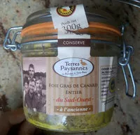 Mängden socker i Foie gras de canard entier du Sud-Ouest à l'ancienne