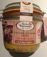 Mängden socker i Foie gras de canard entier du Sud-Ouest