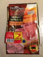 Mängden socker i Jambon serrano
