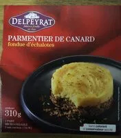 Mängden socker i Parmentier de canard fondue d'échalotes