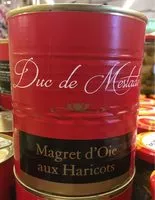 Mängden socker i Magret d'oie aux haricots