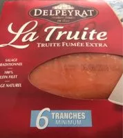 Mängden socker i Truite fumée de France