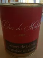 Mängden socker i Gésiers de Dinde à la graisse de canard