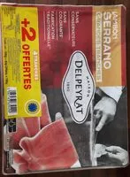 Mängden socker i Jambon Serrano grandes tranches