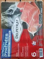 Mängden socker i JAMBON DES PYRENEES