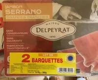 Mängden socker i Jambon serrano grandes tranches