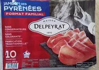 Mängden socker i Jambon des Pyrénées