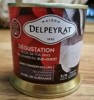 Mängden socker i Bloc de foie gras de canard du Sud ouest