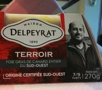 Mängden socker i Fois gras de canard entier
