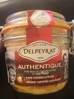 Mängden socker i Foie Gras de canard entier du Sud-Ouest