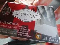 Mängden socker i Bloc de foie gras de canard