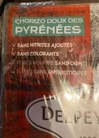 Mängden socker i Chorizo doux des pyrénées