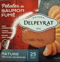 Mängden socker i Pétales de saumon fumé