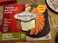 Mängden socker i Petales de saumon fume