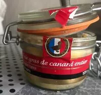 Mängden socker i Foie gras de canard entier