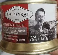 Mängden socker i Authentique bloc de foie gras