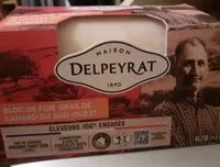 Mängden socker i Bloc de foie gras de canard pointe d'Armagnac