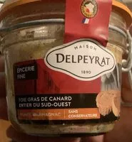 Mängden socker i Foie gras de canard entier du sud ouest