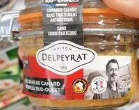 Mängden socker i Foie gras de canard