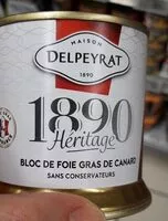 Mängden socker i Bloc de foie gras de canard 1890 Heritage