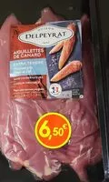 Mängden socker i Aiguillette de canard