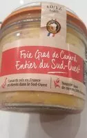 Mängden socker i Foie gras de canard entier du sud ouest
