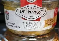 Mängden socker i Foie gras de canard entier