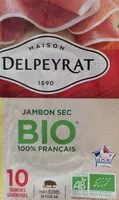 Mängden socker i Jambon sec bio 100 % français