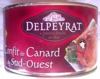 Mängden socker i Confit de canard du Sud-Ouest