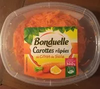 Mängden socker i Carottes râpées au citron de Sicile