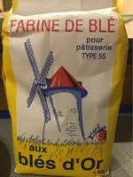 Mängden socker i Farine de Blé Type 55
