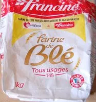 Mängden socker i Farine de Blé
