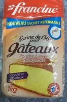 Mängden socker i Farine de blé