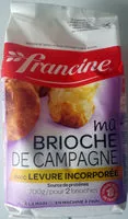Mängden socker i Francine ma brioche de campagne avec levure incorporée