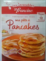 Mängden socker i Les inratables - Ma pâte à Pancakes