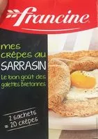 Mängden socker i Mes crêpes au sarrasin