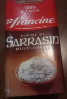 Mängden socker i Farine de Sarrasin multi-usages