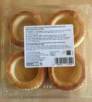 Mängden socker i 4 Vol au vent feuilletés à garnir