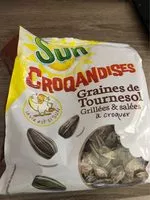 Mängden socker i Graines de Tournesol grillées salées